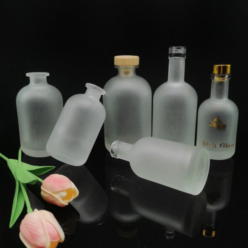frosted wine bottles with caps frosted wine bottles with caps