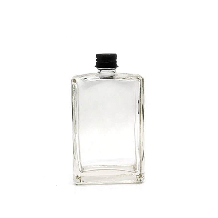 Popular Flat Glass Bottle For Whiskey