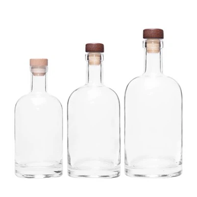 Γυάλινα μπουκάλια βότκας 750 ml