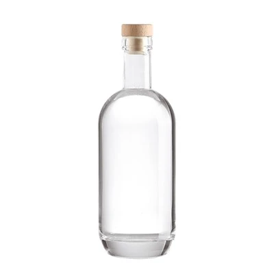 Custom Design Clear Glass Bottle 750ml 500ml