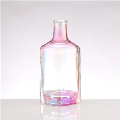 Κομψό χρωματιστό γυάλινο μπουκάλι 500ml για βότκα